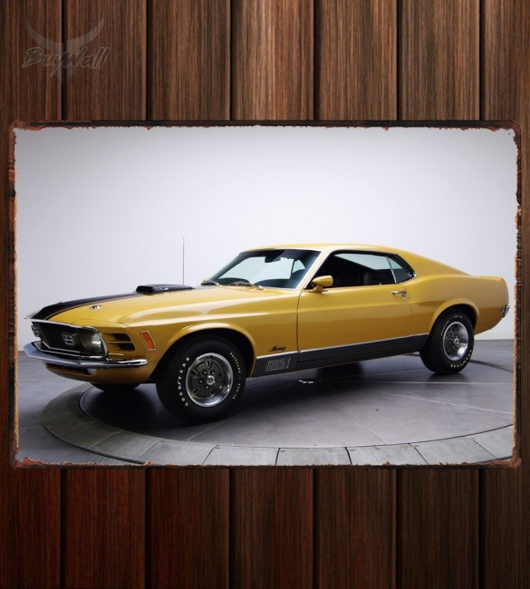 Металлическая табличка Mustang Mach 1 428 SCJ Металлическая табличка Mustang Mach 1 428 SCJ